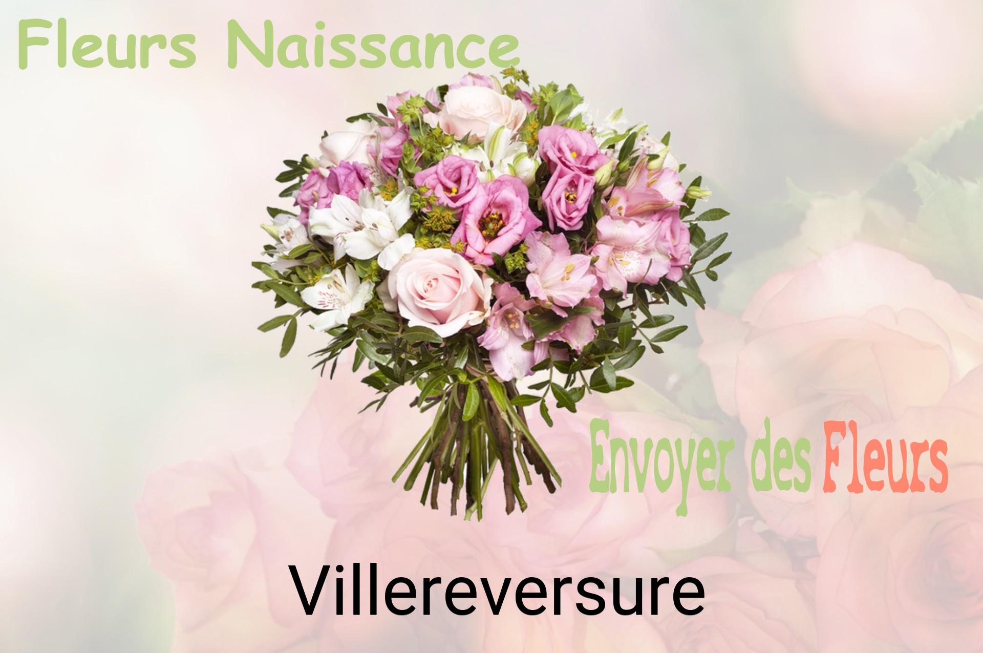 Bouquet de fleurs de naissance livré à Villereversure